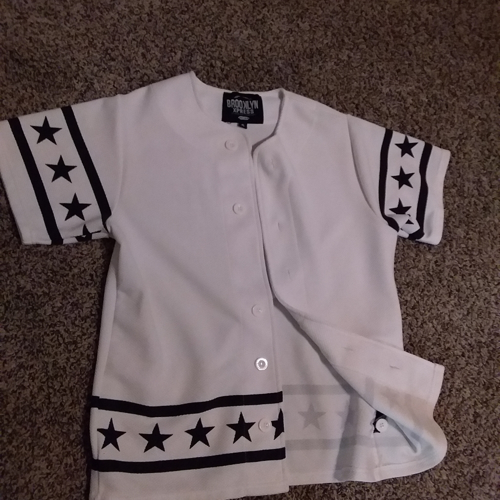 Brooklyn Express button down white w/o collar